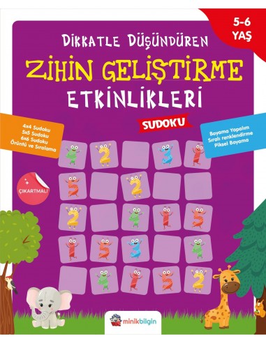DİKKATLE DÜŞÜNDÜREN ZİHİN GELİŞTİRME ETKİNLİKLERİ SUDOKU
